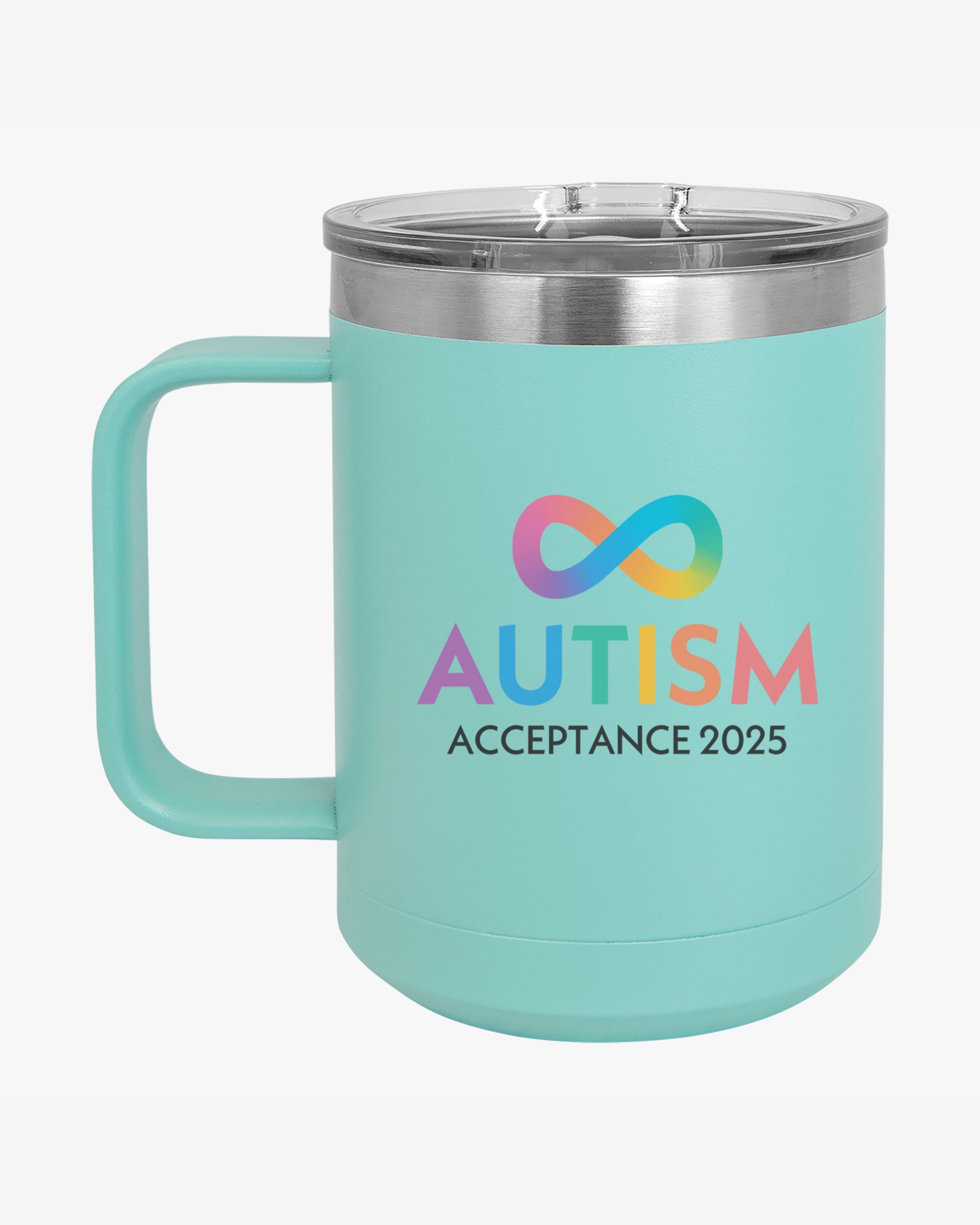 Autism Awareness 2025 - Infinity Acceptance Coffee Mug Tumbler