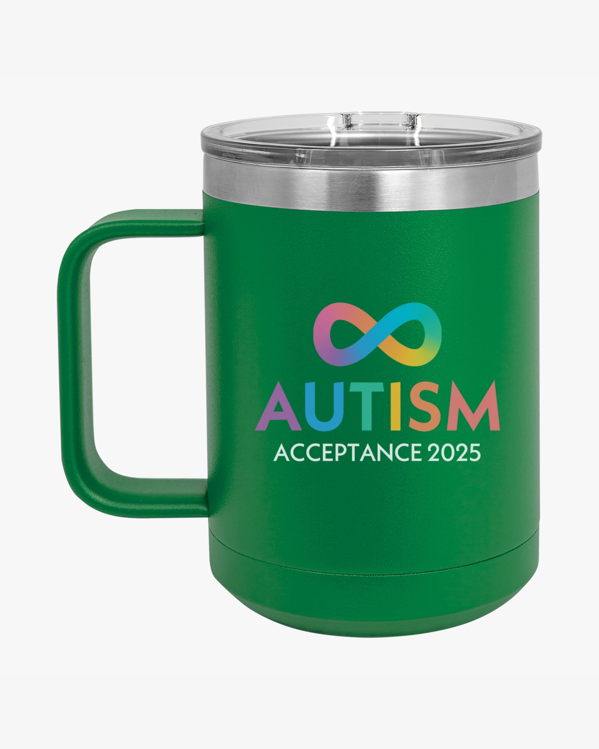Autism Awareness 2025 - Infinity Acceptance Coffee Mug Tumbler