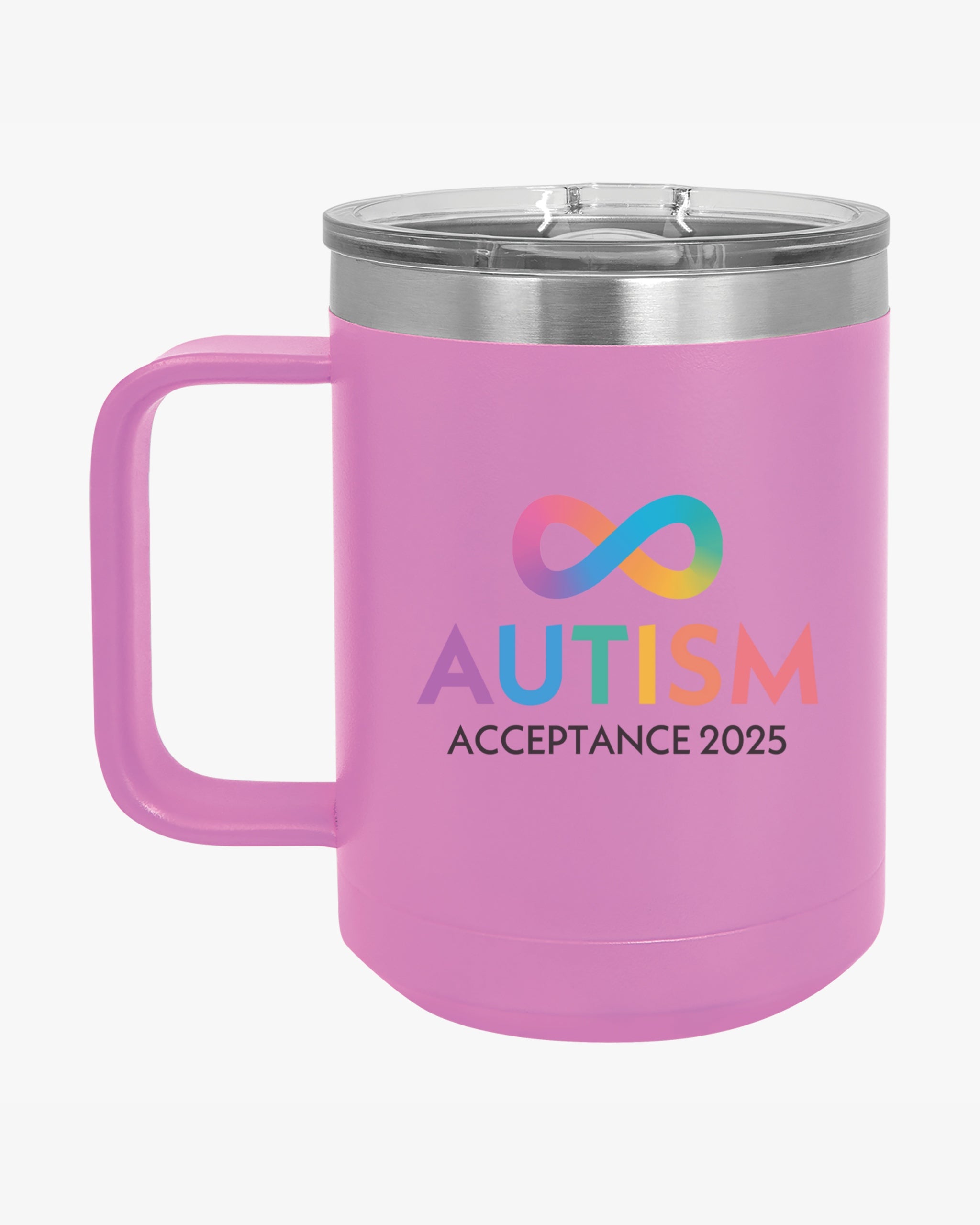 Autism Awareness 2025 - Infinity Acceptance Coffee Mug Tumbler
