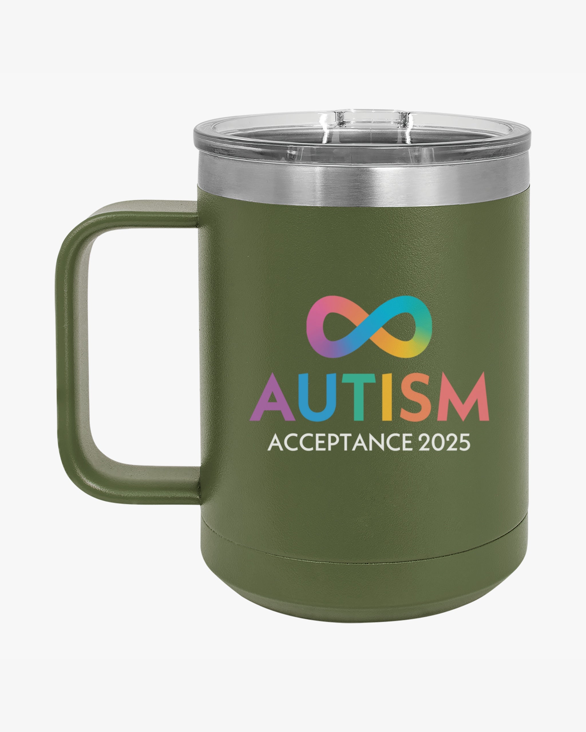 Autism Awareness 2025 - Infinity Acceptance Coffee Mug Tumbler