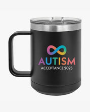 Autism Awareness 2025 - Infinity Acceptance Coffee Mug Tumbler