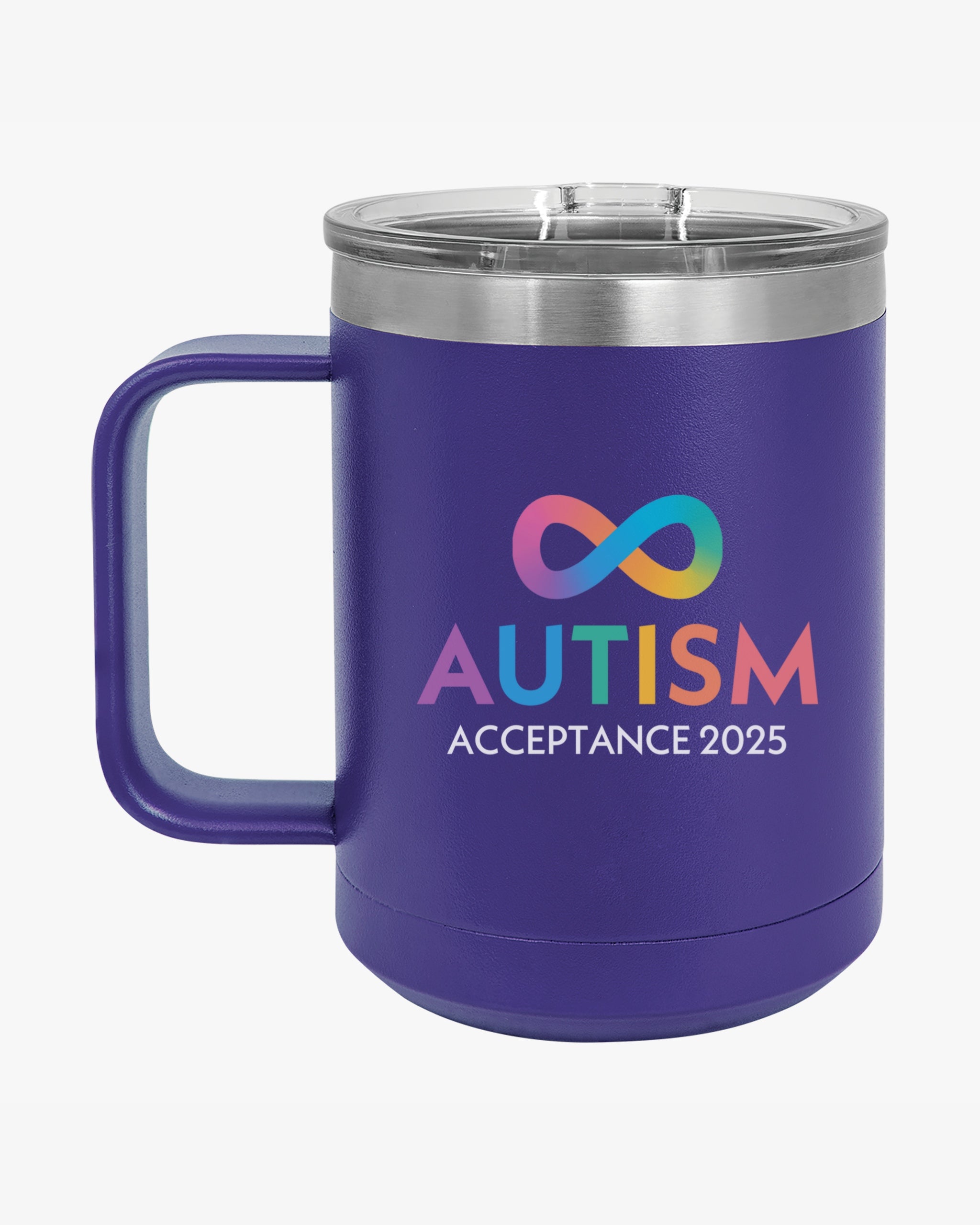 Autism Awareness 2025 - Infinity Acceptance Coffee Mug Tumbler