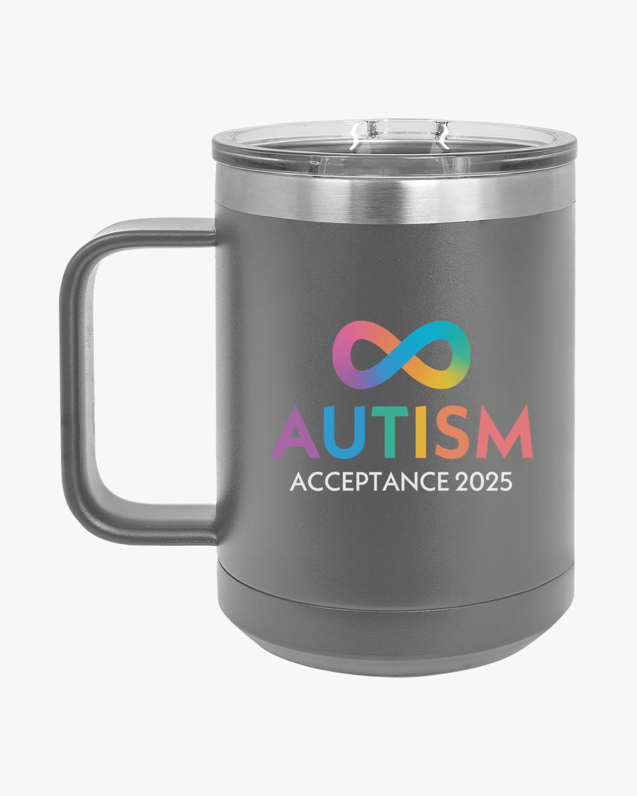 Autism Awareness 2025 - Infinity Acceptance Coffee Mug Tumbler