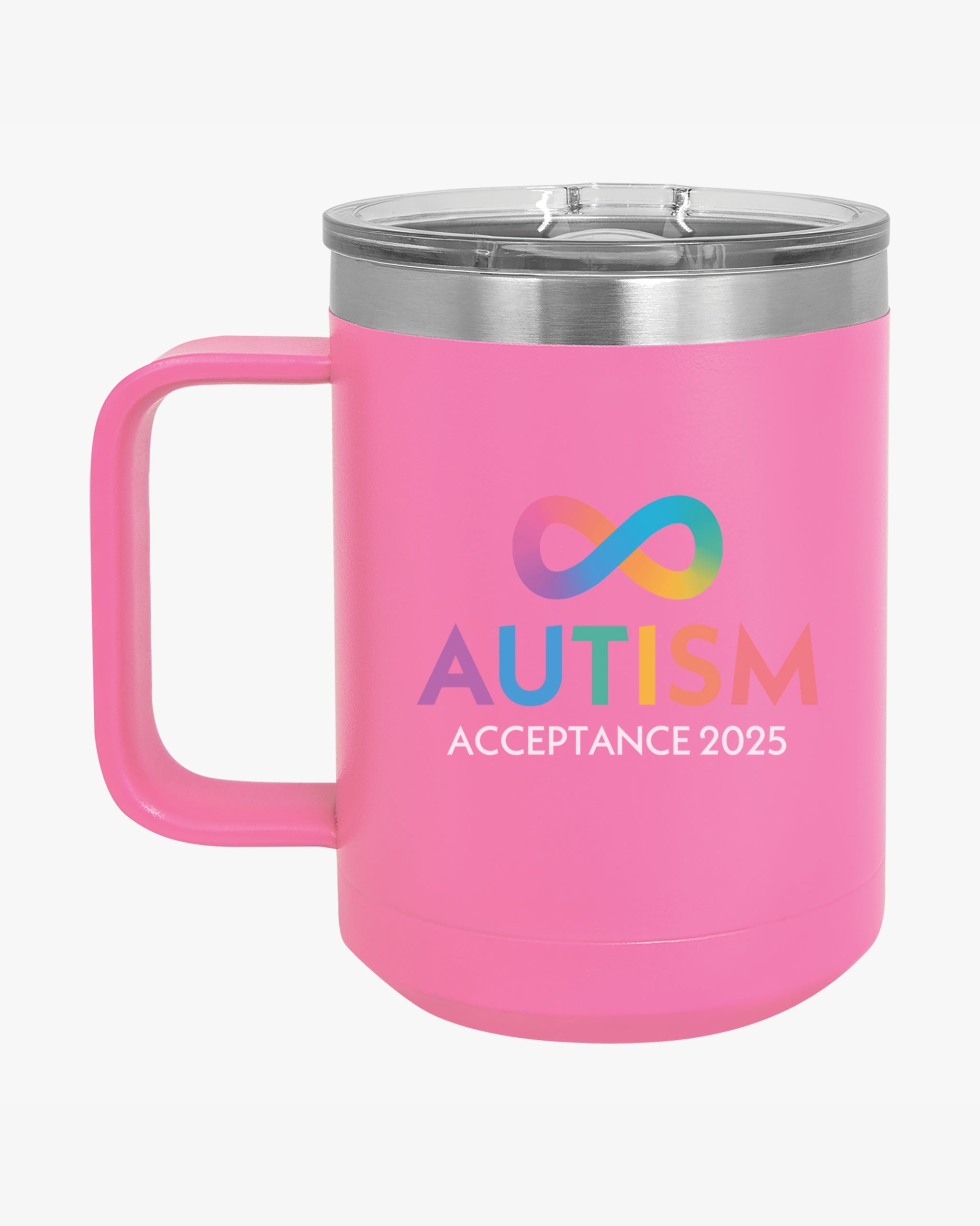 Autism Awareness 2025 - Infinity Acceptance Coffee Mug Tumbler