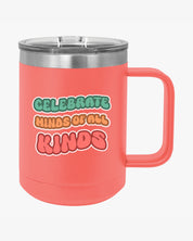 Autism Awareness 2025 - Celebrate Minds of All Kinds Coffee Mug Tumbler