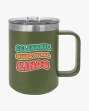 Autism Awareness 2025 - Celebrate Minds of All Kinds Coffee Mug Tumbler