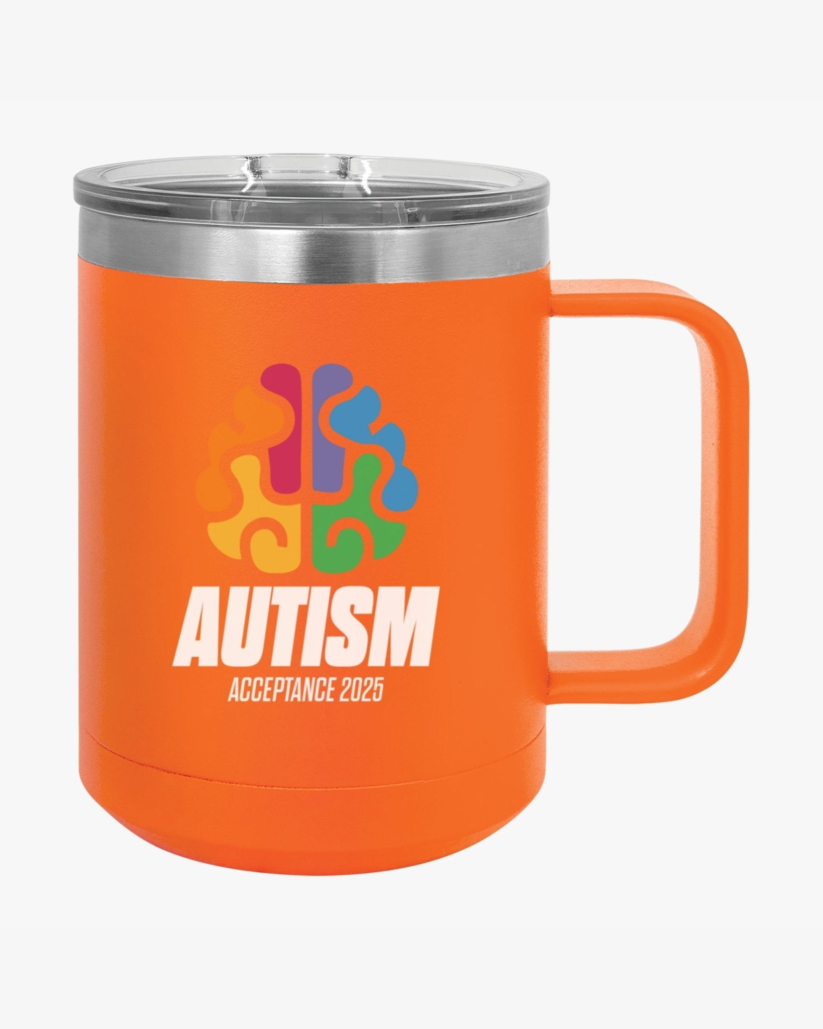 Autism Mug - Autism Awareness 2025 - Brainbow Coffee Mug Tumbler - Daily Bloom