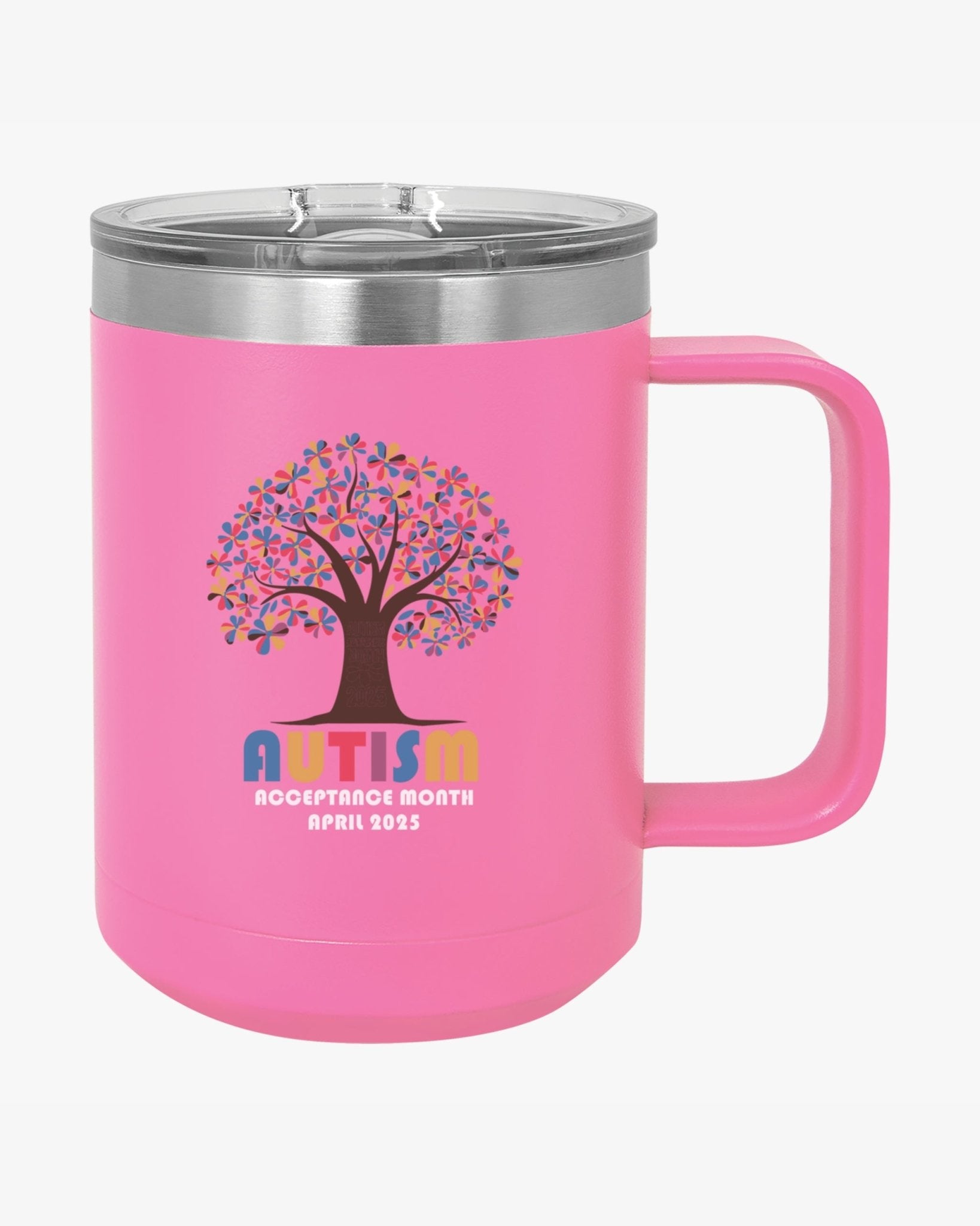 Autism Mug - Autism Awareness 2025 - Tree of Acceptance Coffee Mug Tumbler - Daily Bloom