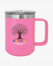 Autism Awareness 2025 - Tree of Acceptance Coffee Mug Tumbler