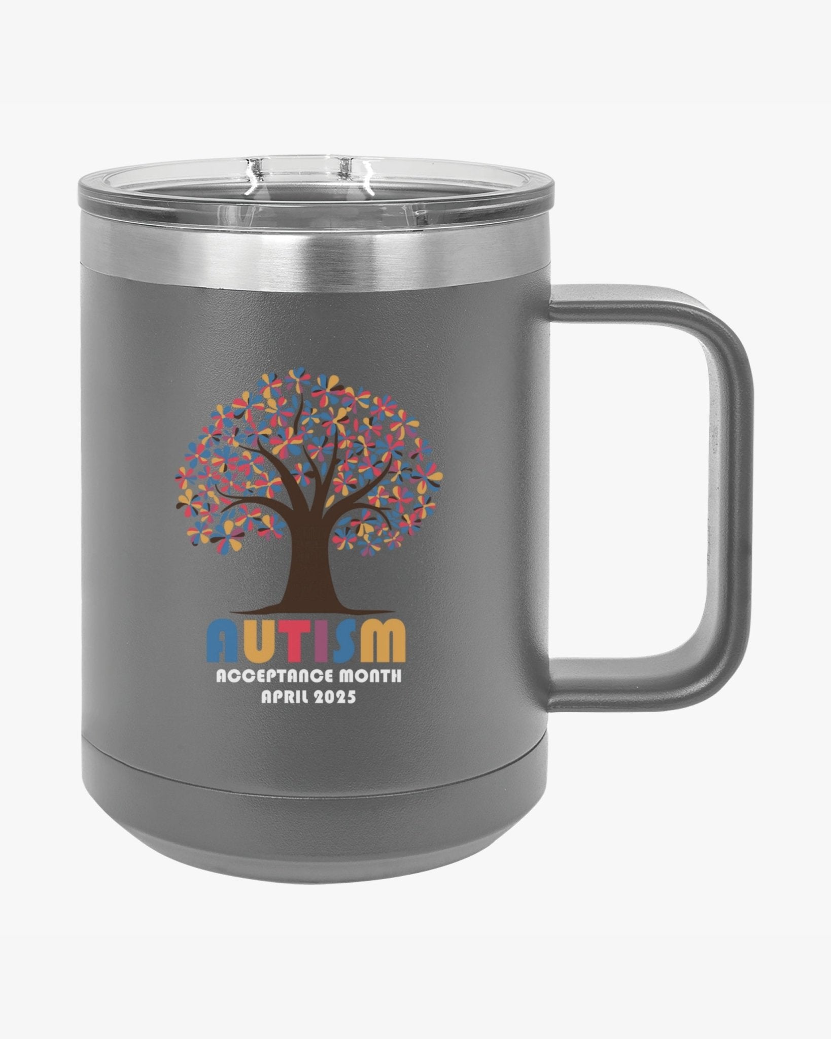 Autism Mug - Autism Awareness 2025 - Tree of Acceptance Coffee Mug Tumbler - Daily Bloom