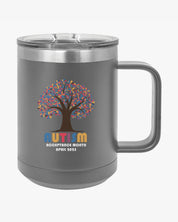 Autism Awareness 2025 - Tree of Acceptance Coffee Mug Tumbler