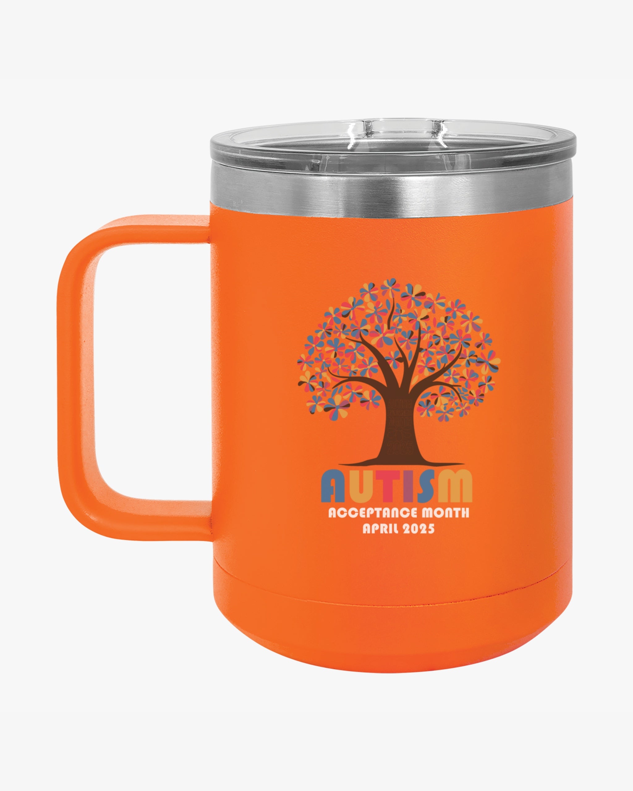 Autism Awareness 2025 - Tree of Acceptance Coffee Mug Tumbler