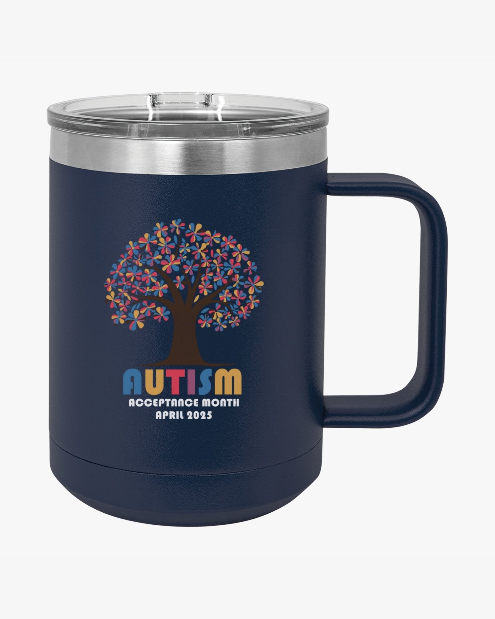 Autism Mug - Autism Awareness 2025 - Tree of Acceptance Coffee Mug Tumbler - Daily Bloom