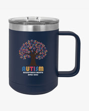 Autism Awareness 2025 - Tree of Acceptance Coffee Mug Tumbler
