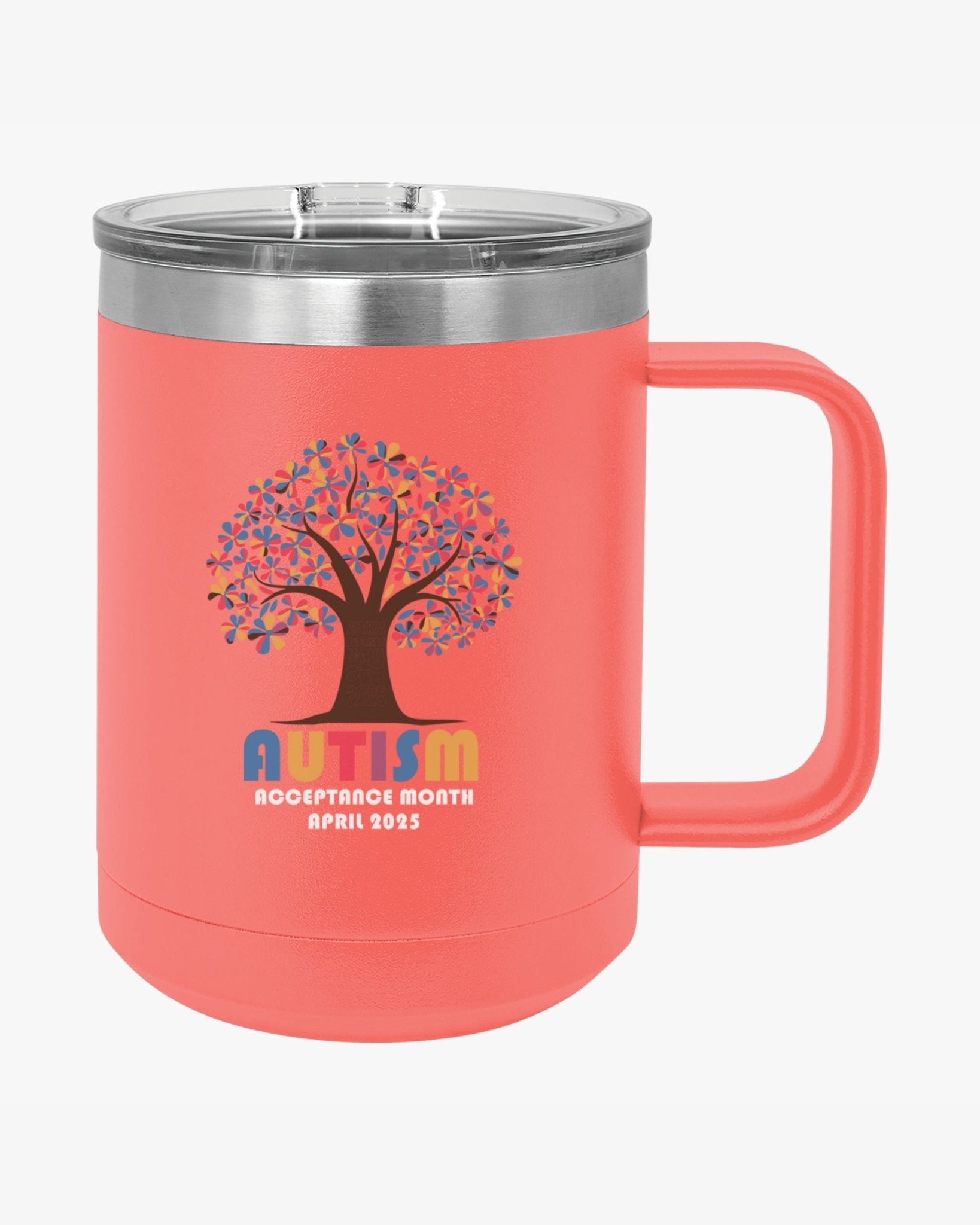 Autism Mug - Autism Awareness 2025 - Tree of Acceptance Coffee Mug Tumbler - Daily Bloom
