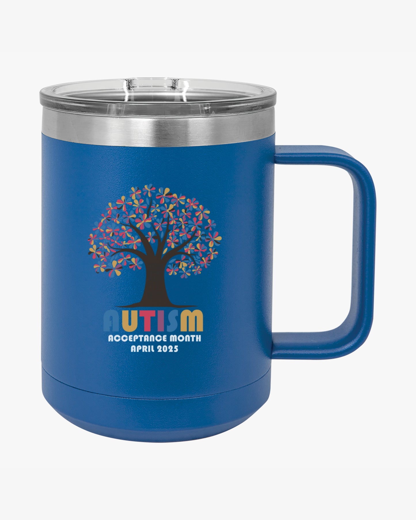Autism Awareness 2025 - Tree of Acceptance Coffee Mug Tumbler