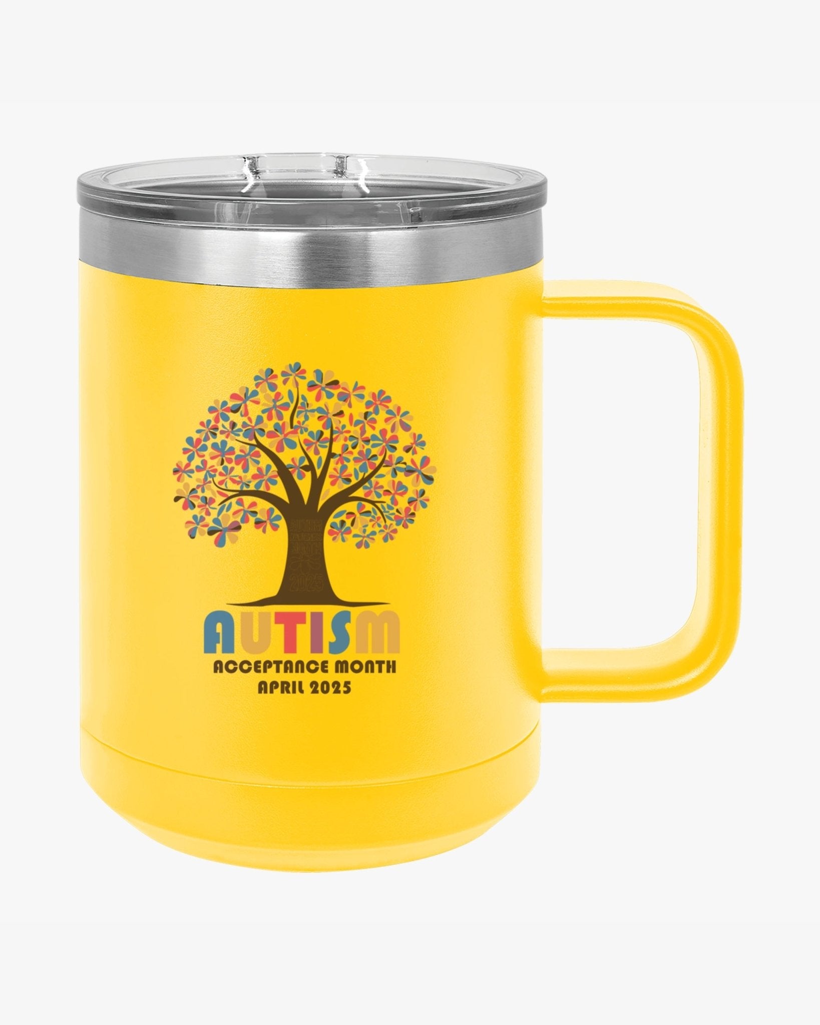 Autism Mug - Autism Awareness 2025 - Tree of Acceptance Coffee Mug Tumbler - Daily Bloom
