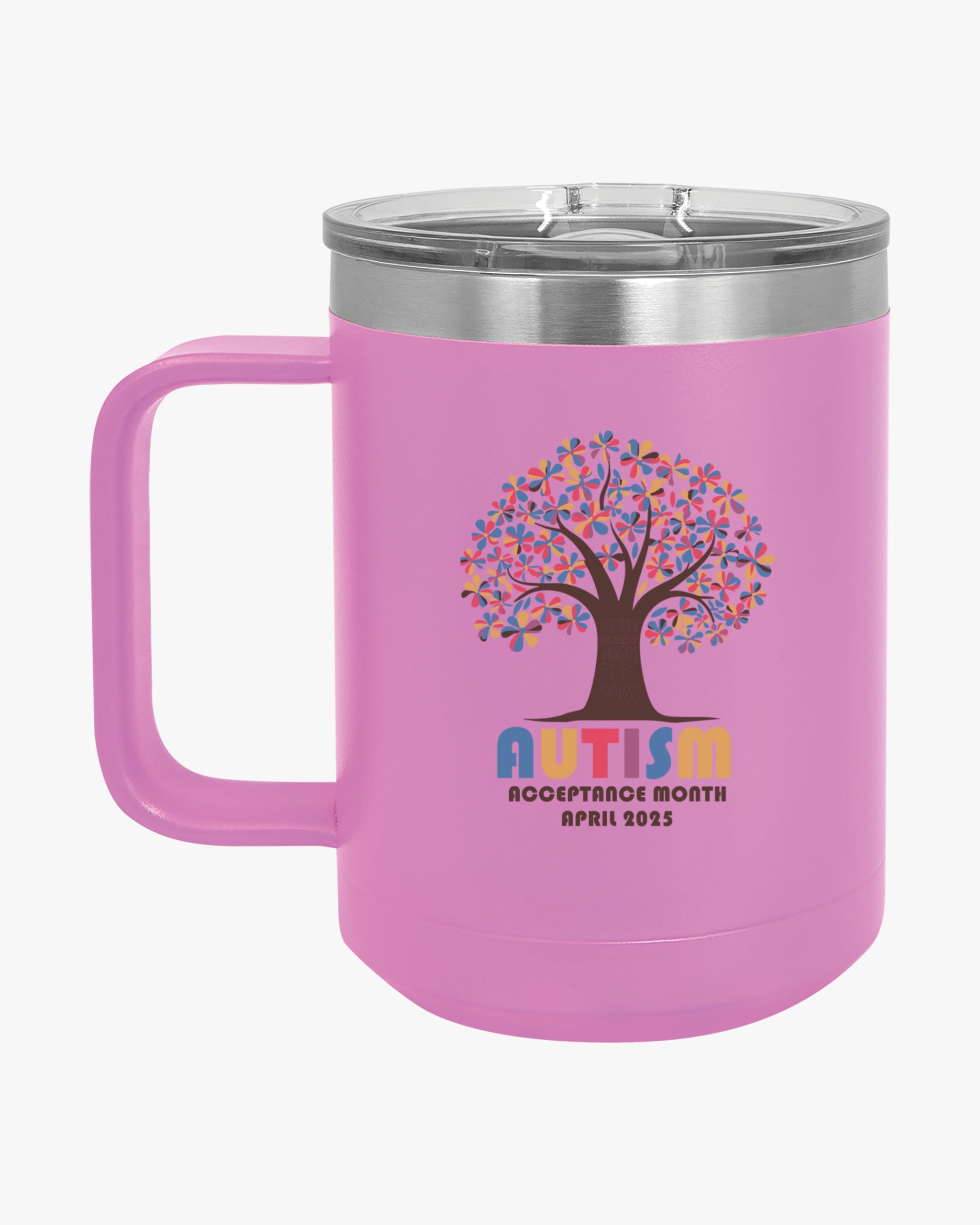 Autism Awareness 2025 - Tree of Acceptance Coffee Mug Tumbler
