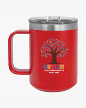 Autism Awareness 2025 - Tree of Acceptance Coffee Mug Tumbler