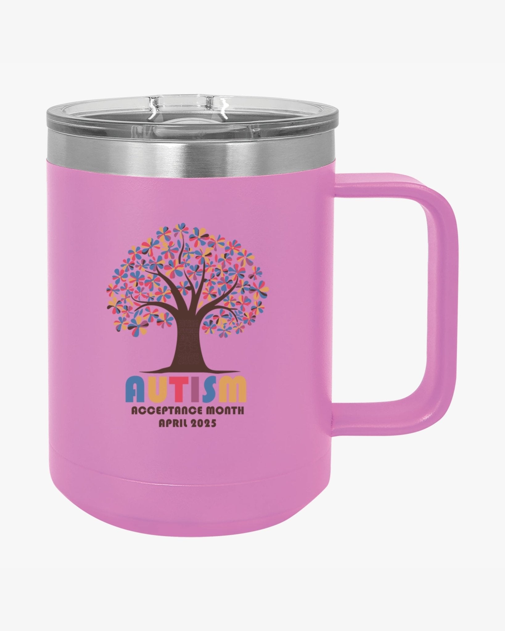 Autism Mug - Autism Awareness 2025 - Tree of Acceptance Coffee Mug Tumbler - Daily Bloom