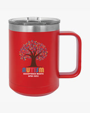 Autism Awareness 2025 - Tree of Acceptance Coffee Mug Tumbler