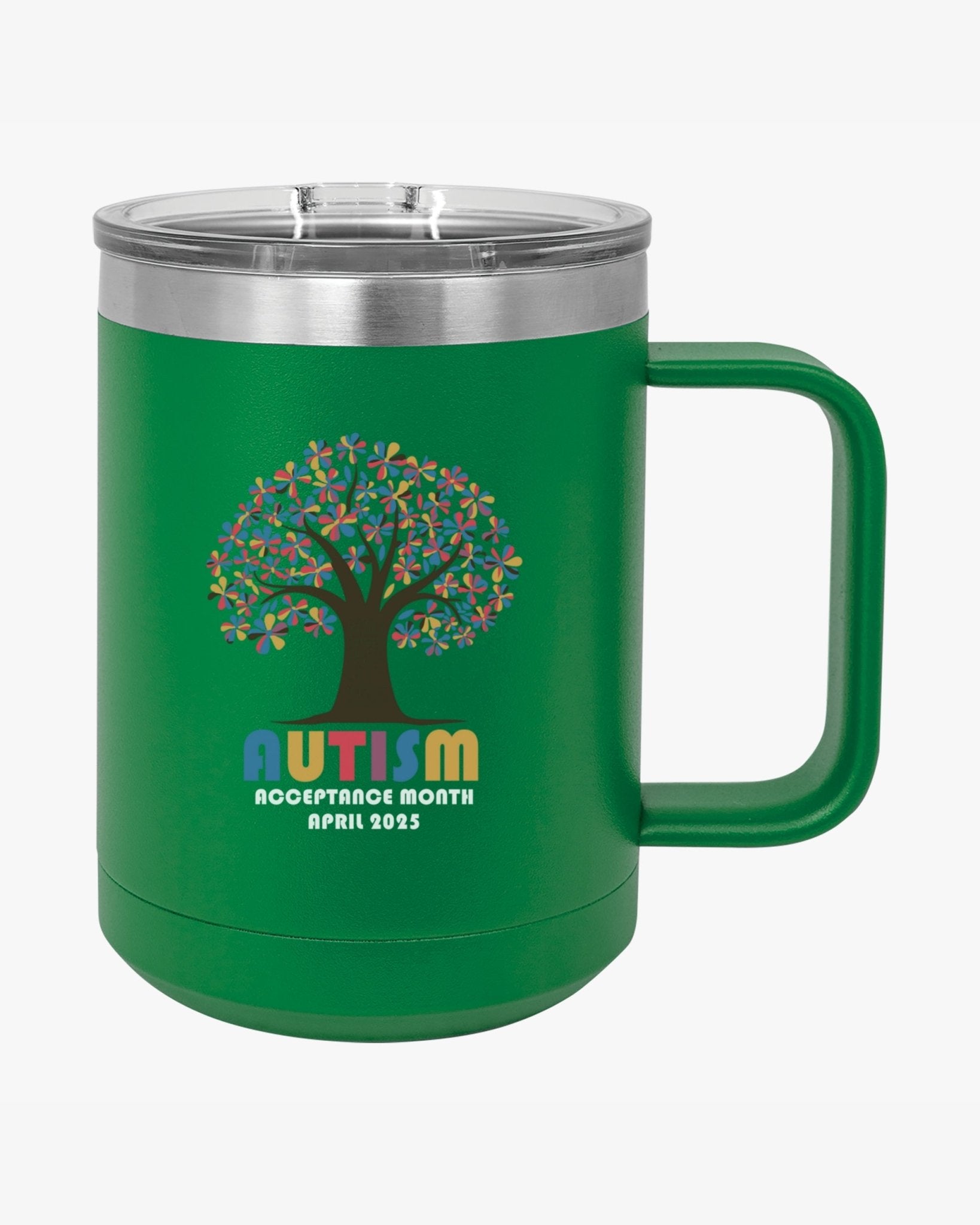 Autism Mug - Autism Awareness 2025 - Tree of Acceptance Coffee Mug Tumbler - Daily Bloom