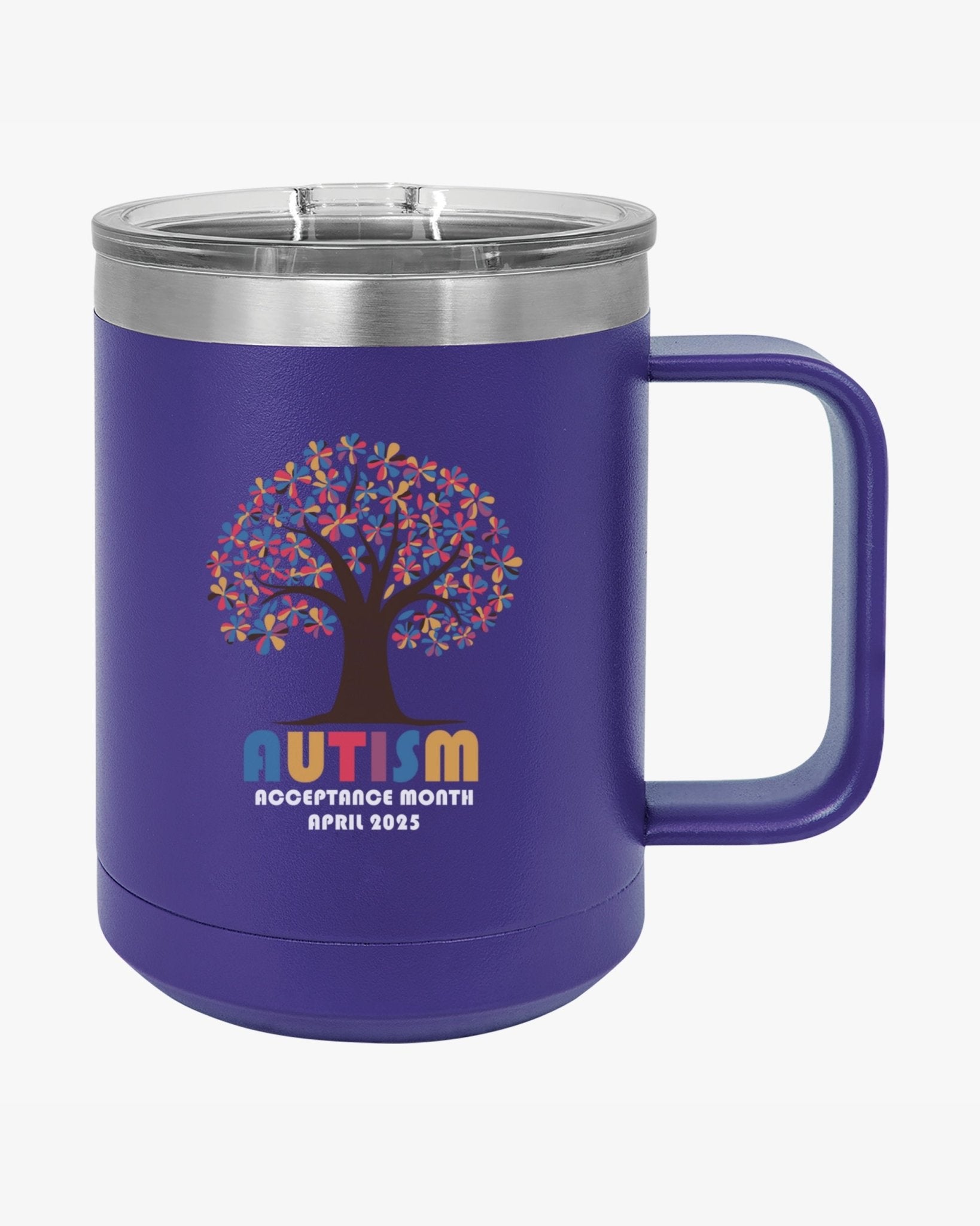Autism Mug - Autism Awareness 2025 - Tree of Acceptance Coffee Mug Tumbler - Daily Bloom