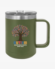 Autism Awareness 2025 - Tree of Acceptance Coffee Mug Tumbler