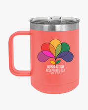 Autism Awareness 2025 - Spectrum in Bloom Coffee Mug Tumbler