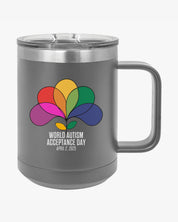 Autism Awareness 2025 - Spectrum in Bloom Coffee Mug Tumbler