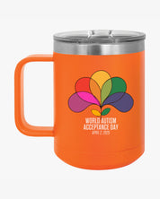 Autism Awareness 2025 - Spectrum in Bloom Coffee Mug Tumbler