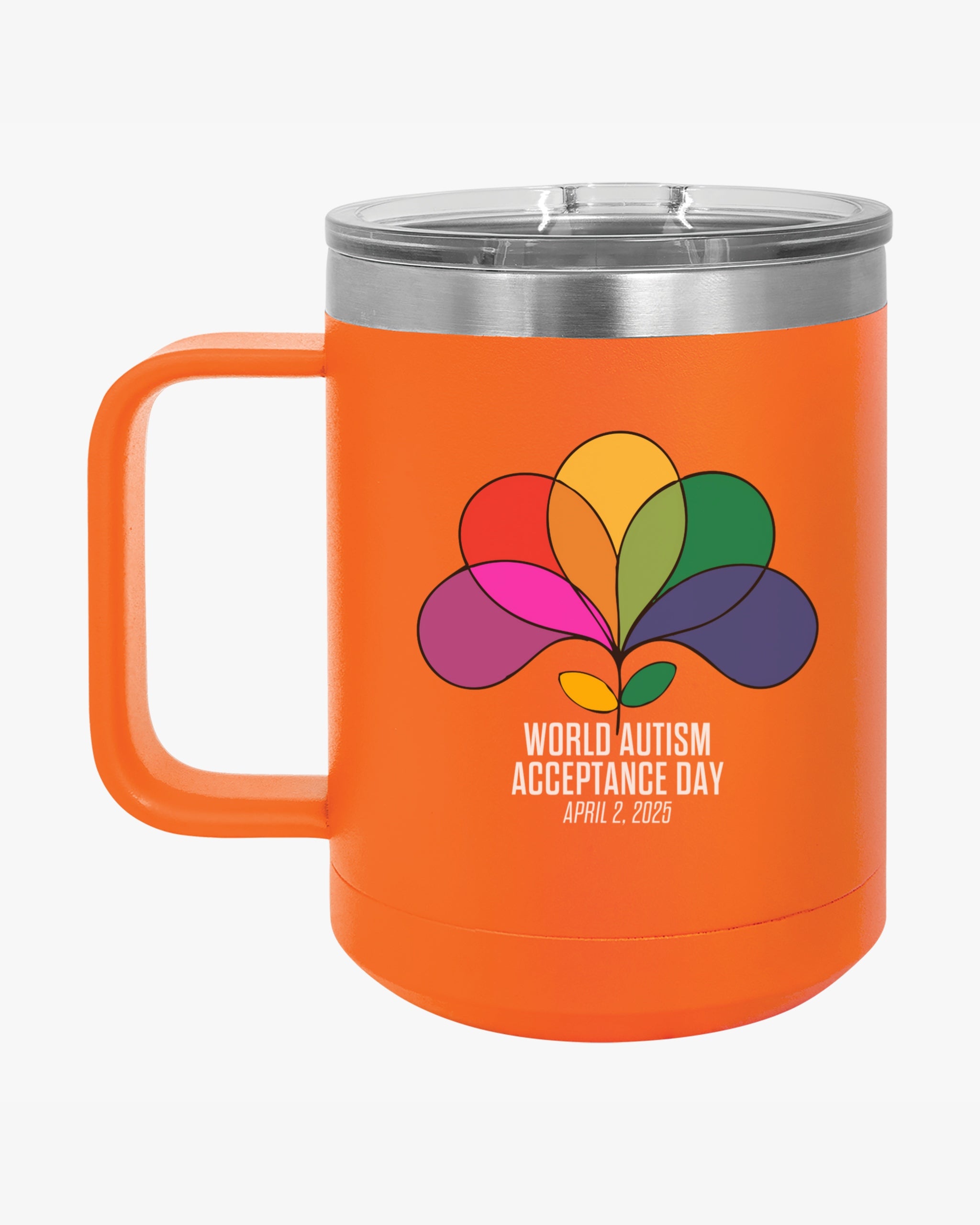 Autism Awareness 2025 - Spectrum in Bloom Coffee Mug Tumbler