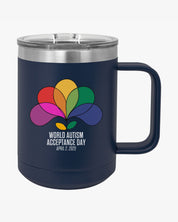 Autism Awareness 2025 - Spectrum in Bloom Coffee Mug Tumbler