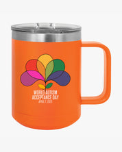 Autism Awareness 2025 - Spectrum in Bloom Coffee Mug Tumbler