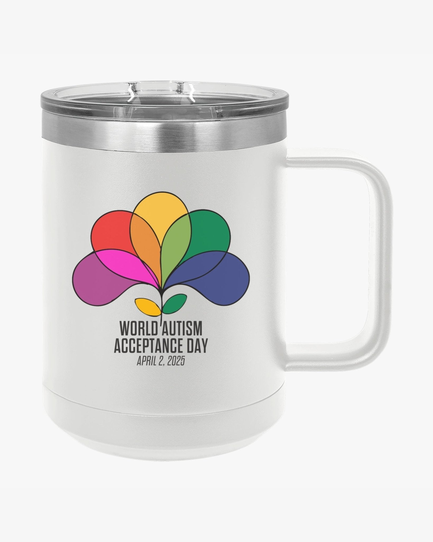 Autism Mug - Autism Awareness 2025 - Spectrum in Bloom Coffee Mug Tumbler - Daily Bloom