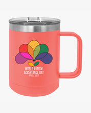 Autism Awareness 2025 - Spectrum in Bloom Coffee Mug Tumbler