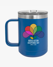 Autism Awareness 2025 - Spectrum in Bloom Coffee Mug Tumbler