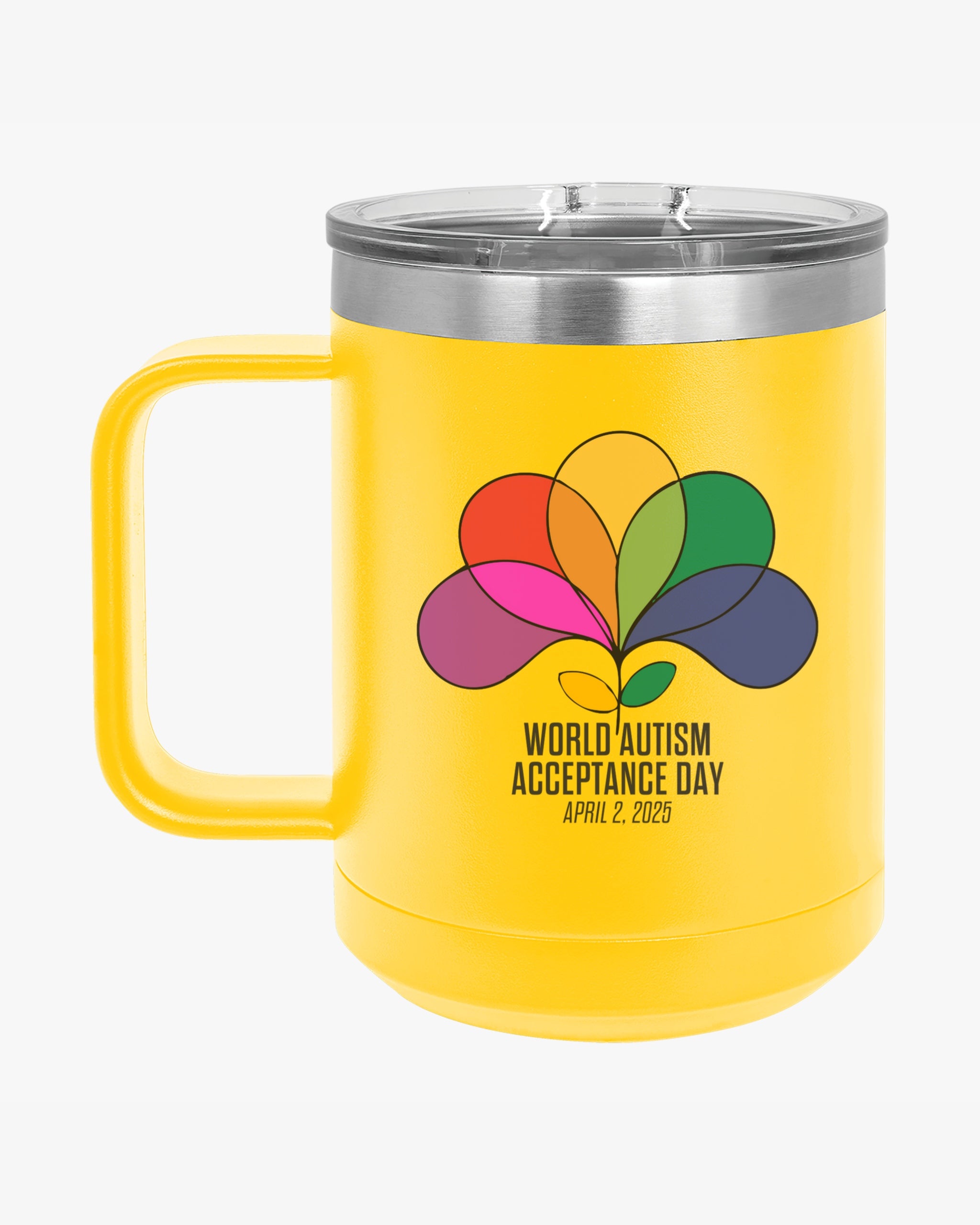 Autism Awareness 2025 - Spectrum in Bloom Coffee Mug Tumbler
