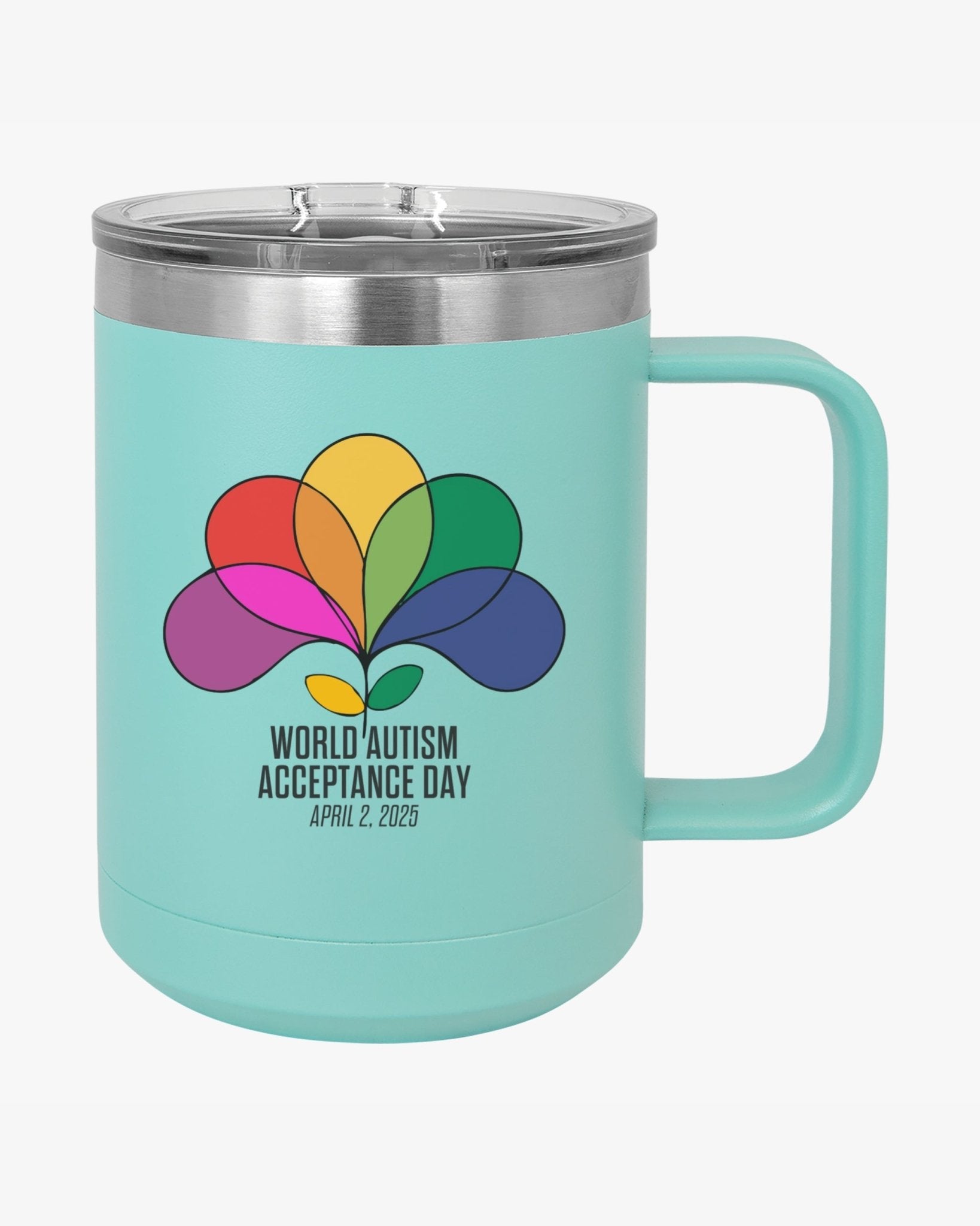 Autism Mug - Autism Awareness 2025 - Spectrum in Bloom Coffee Mug Tumbler - Daily Bloom