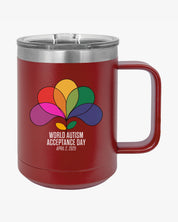 Autism Awareness 2025 - Spectrum in Bloom Coffee Mug Tumbler