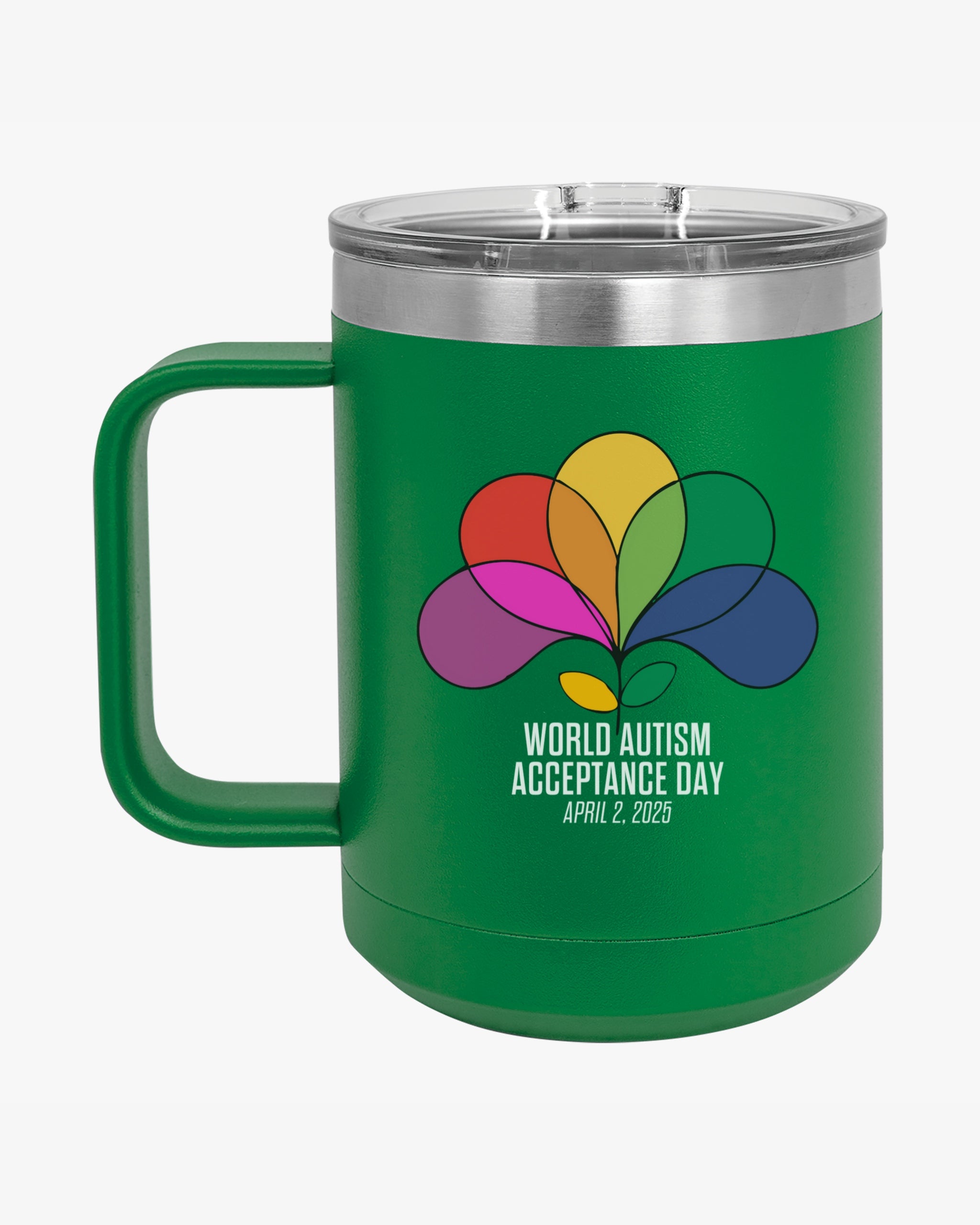 Autism Awareness 2025 - Spectrum in Bloom Coffee Mug Tumbler