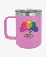 Autism Awareness 2025 - Spectrum in Bloom Coffee Mug Tumbler