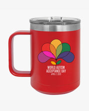 Autism Awareness 2025 - Spectrum in Bloom Coffee Mug Tumbler