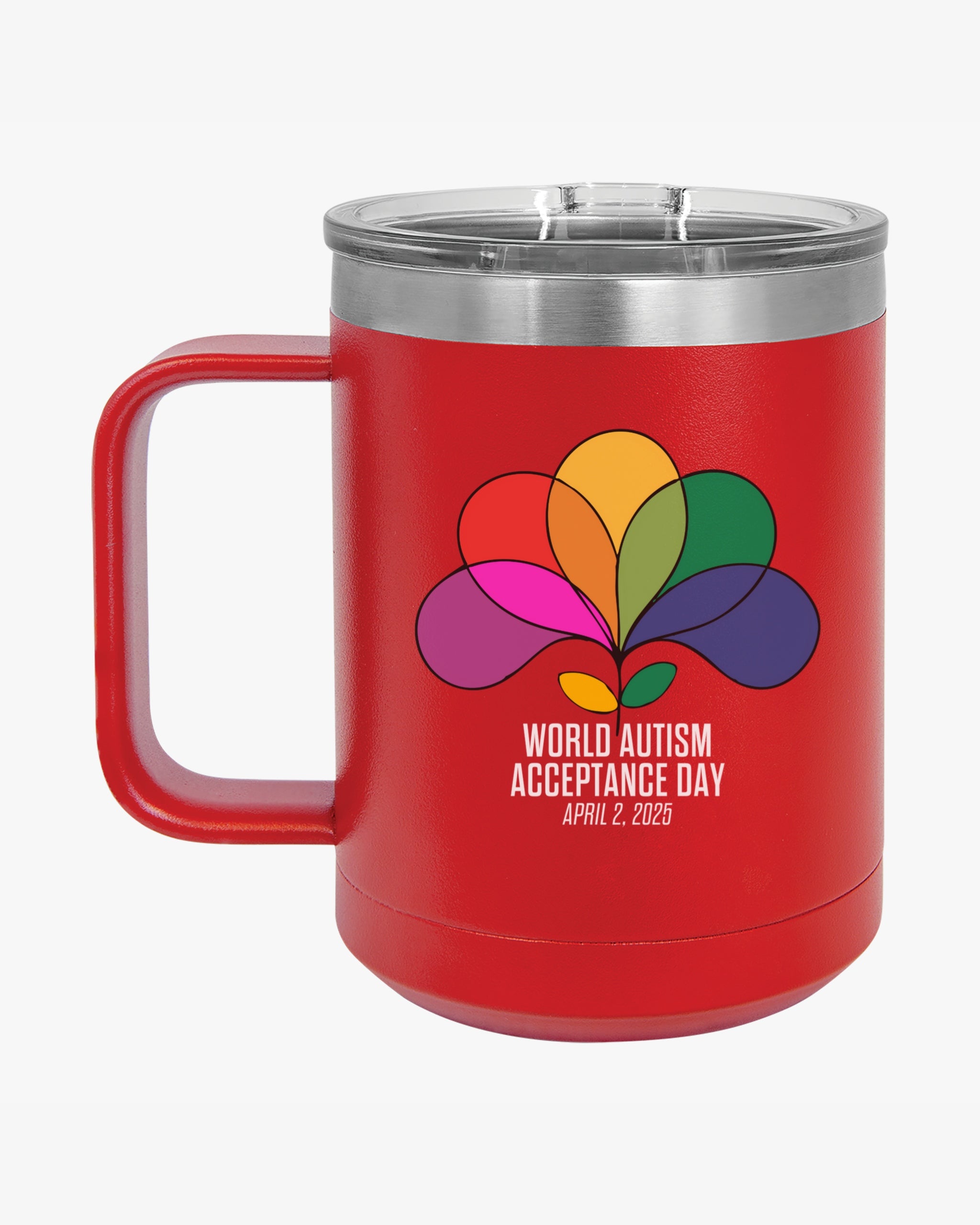 Autism Awareness 2025 - Spectrum in Bloom Coffee Mug Tumbler