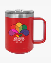 Autism Awareness 2025 - Spectrum in Bloom Coffee Mug Tumbler