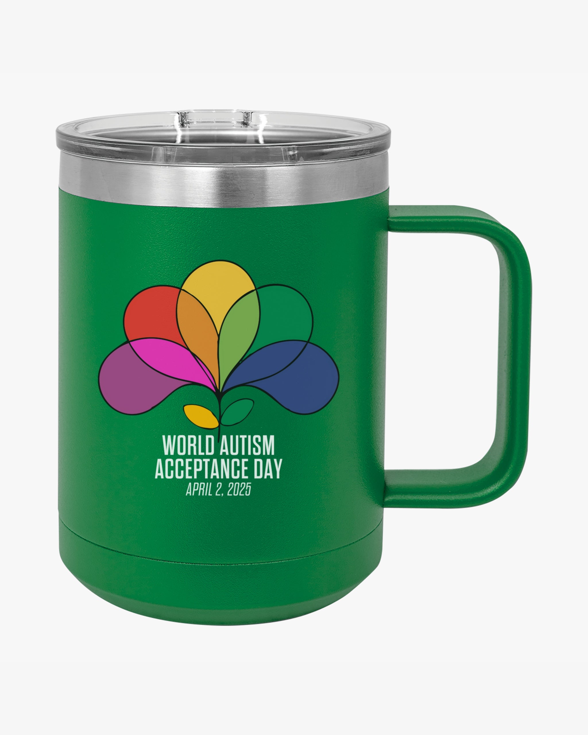 Autism Awareness 2025 - Spectrum in Bloom Coffee Mug Tumbler