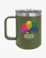 Autism Awareness 2025 - Spectrum in Bloom Coffee Mug Tumbler