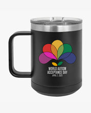 Autism Awareness 2025 - Spectrum in Bloom Coffee Mug Tumbler