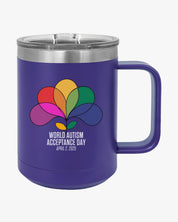 Autism Awareness 2025 - Spectrum in Bloom Coffee Mug Tumbler