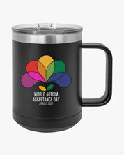 Autism Awareness 2025 - Spectrum in Bloom Coffee Mug Tumbler